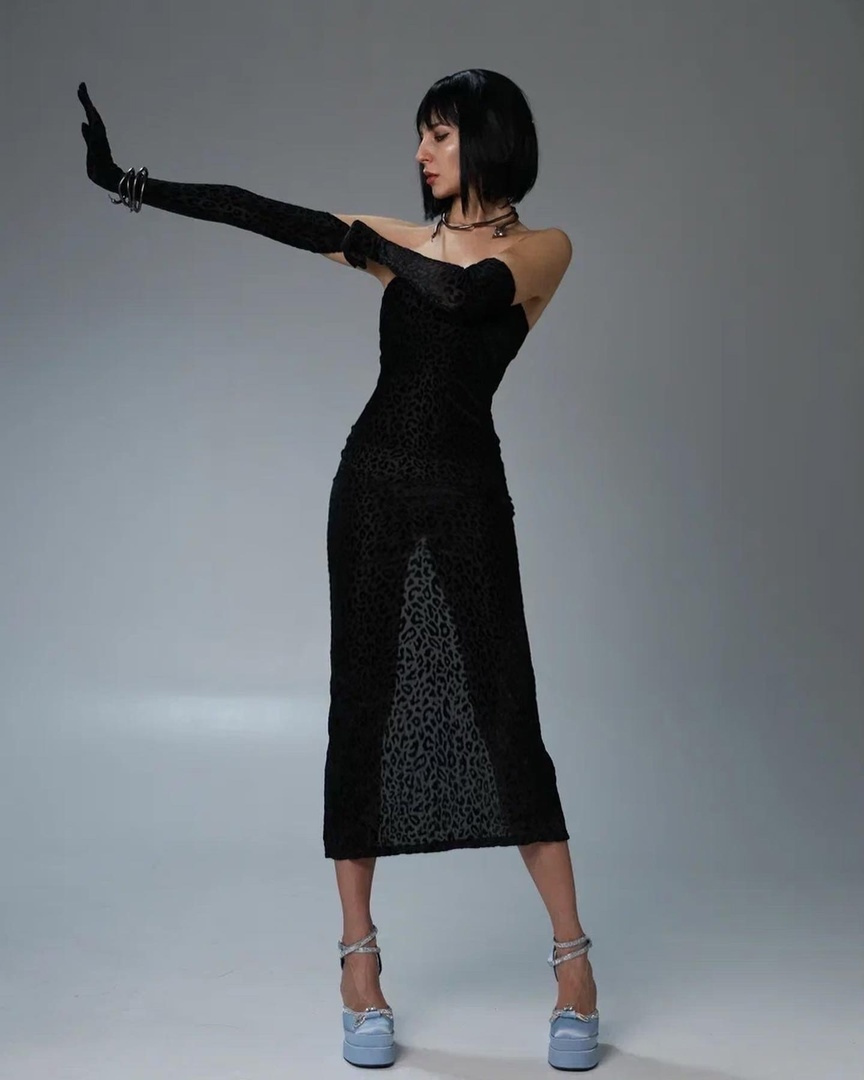 Платье " Black leopard" 2