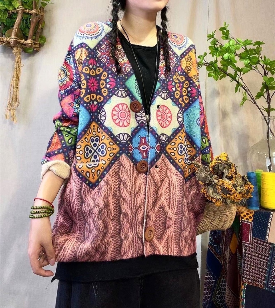 Джемпер "Клетка" 7